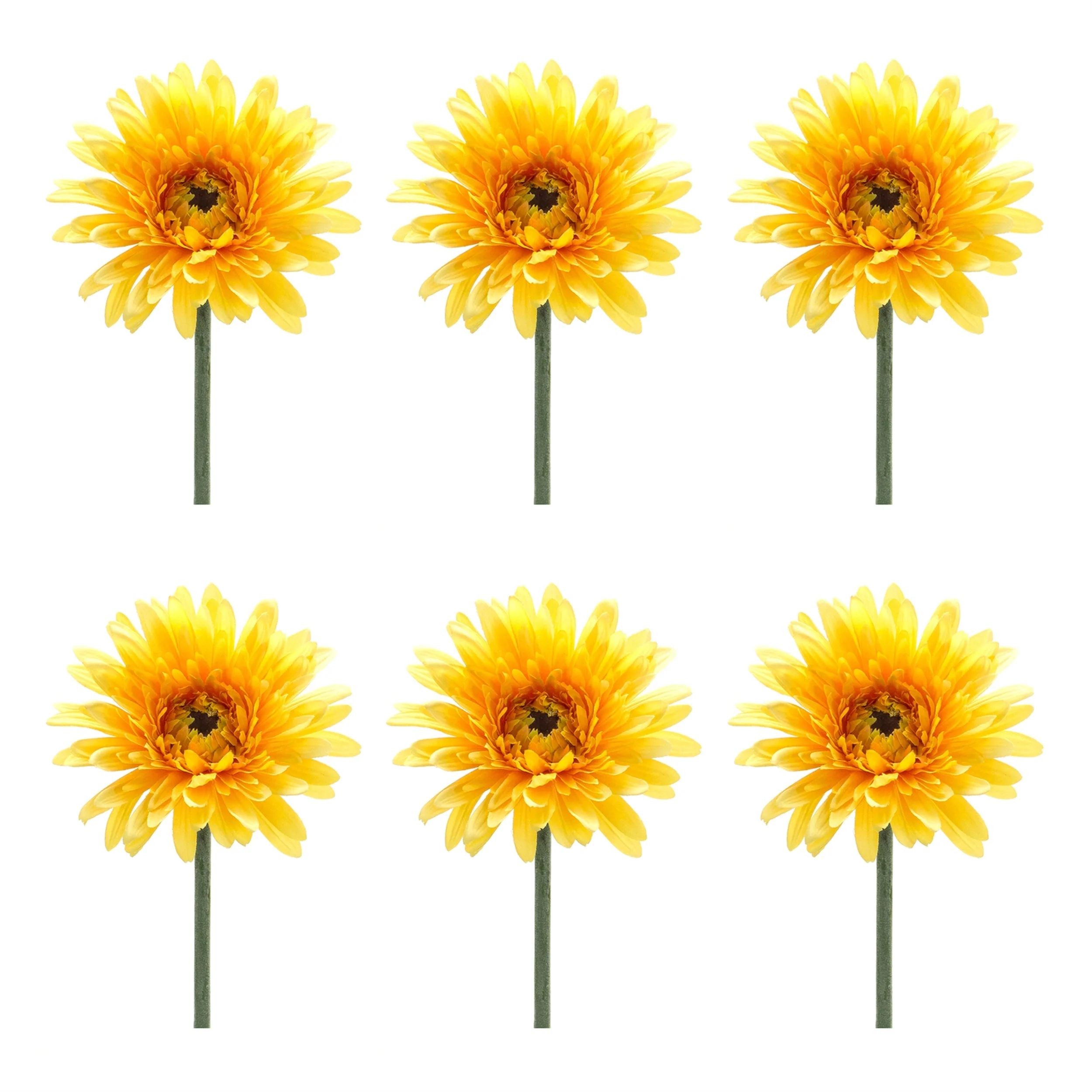 Gerbera daisy floral stem (set of 6) - Image 3