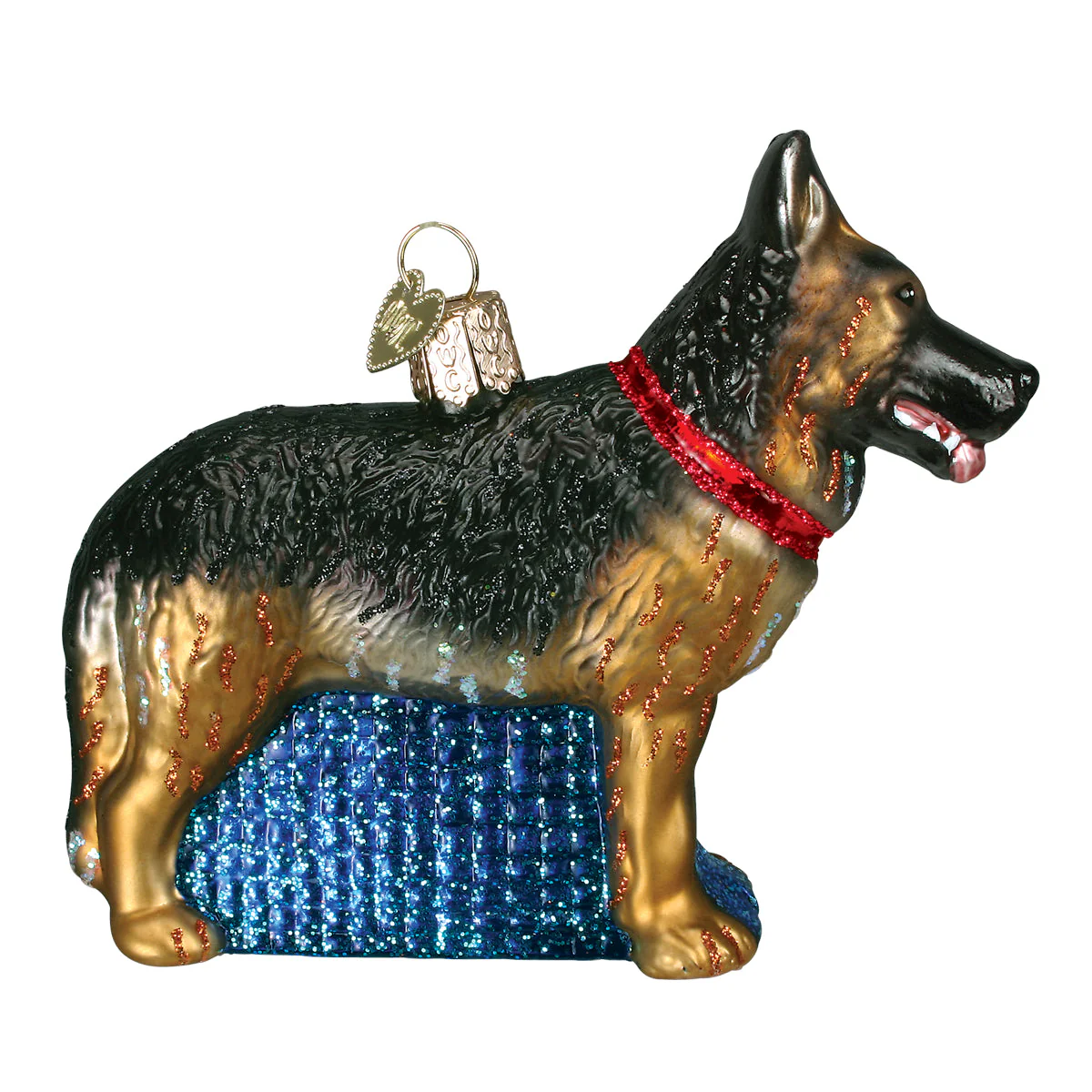 German Shepherd Ornament 3.5x4.25x1.25 by Old World Christmas - Image 3