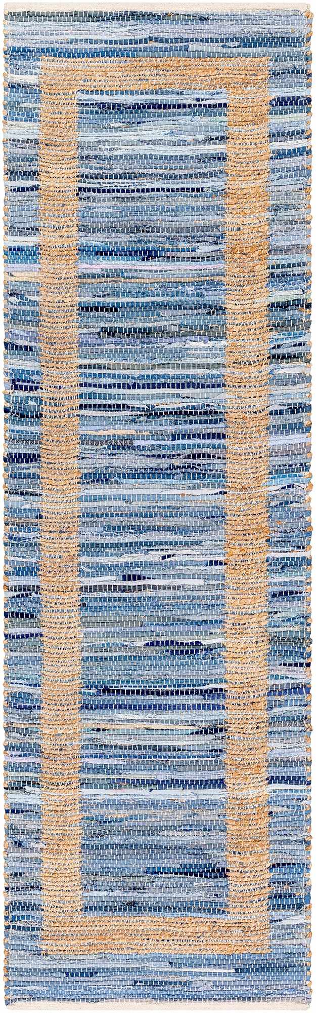Ghita Recycled Blue Jean Rug - Image 3