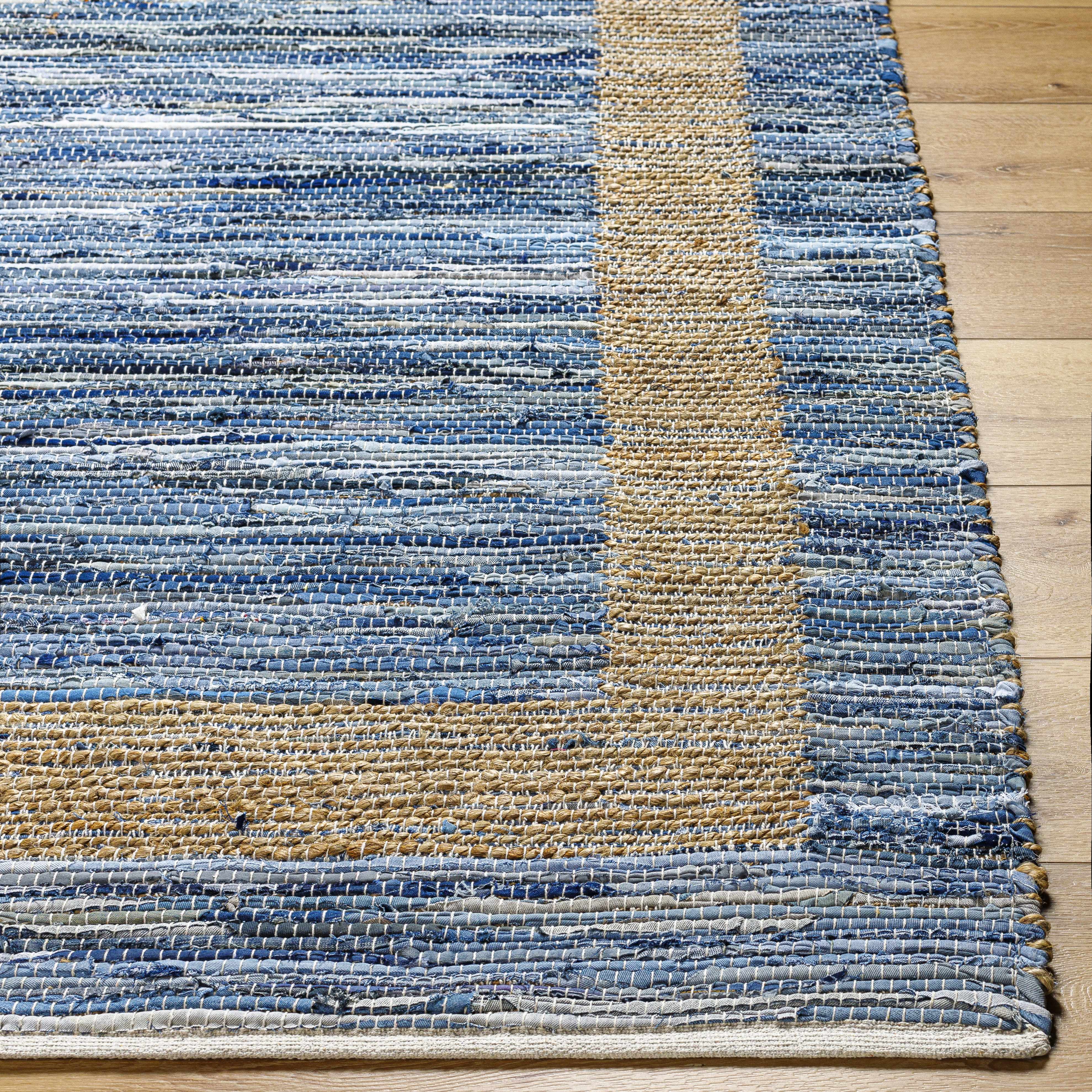 Ghita Recycled Blue Jean Rug - Image 6