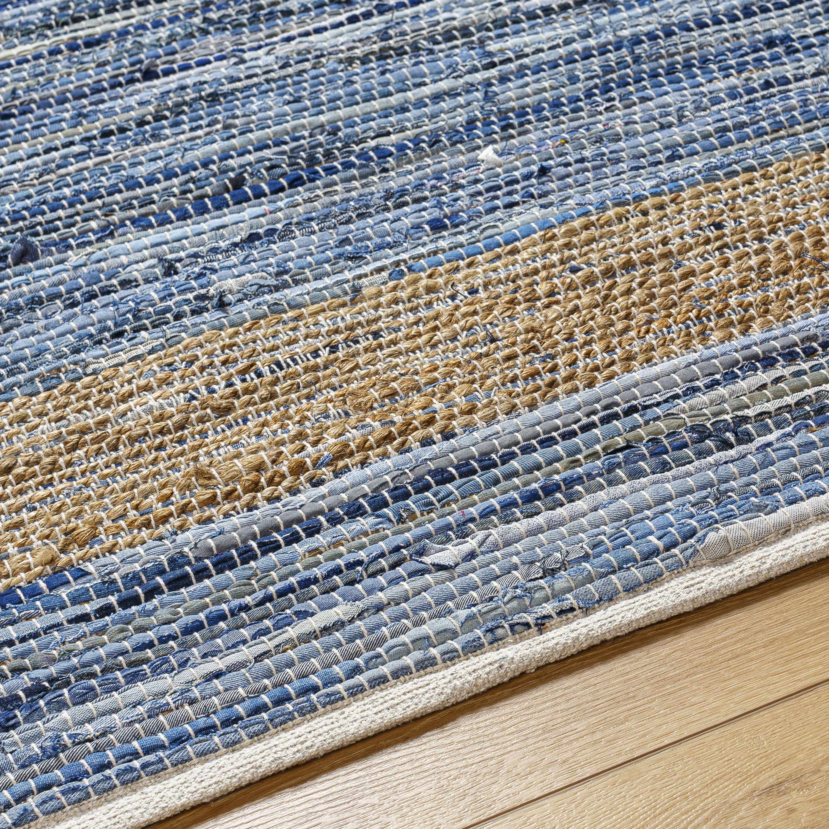 Ghita Recycled Blue Jean Rug - Image 8