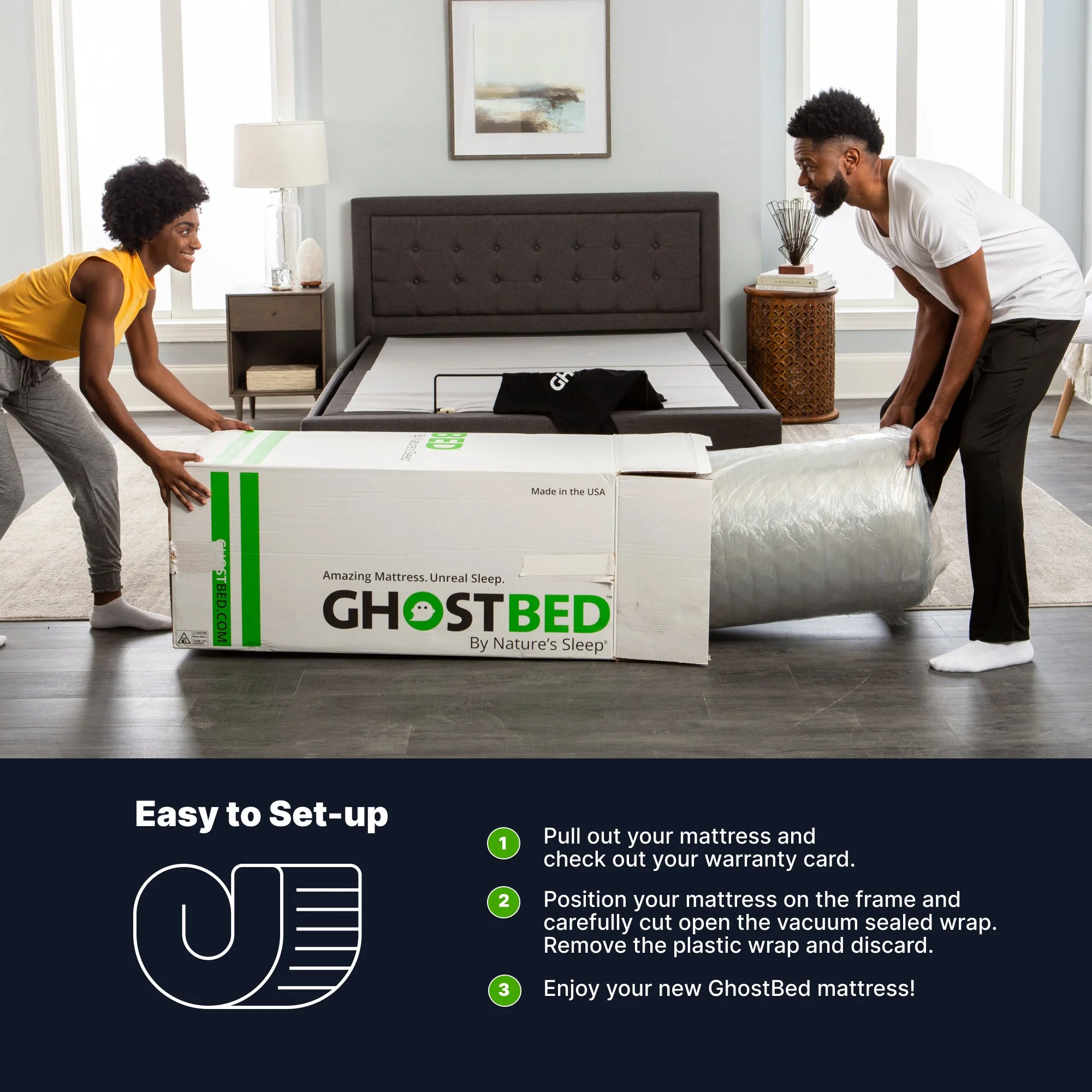 Ghostbed memory foam mattress - Image 3