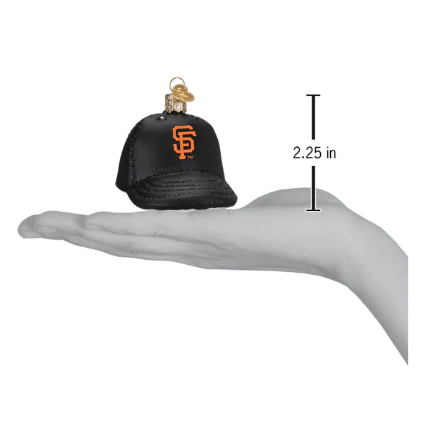 Giants Baseball Cap Ornament - Image 4