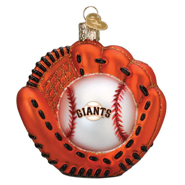 Giants Baseball Mitt Ornament - Image 3