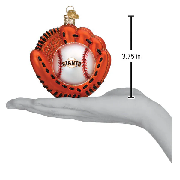 Giants Baseball Mitt Ornament - Image 5