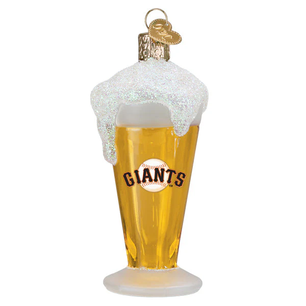 Giants Glass Of Beer Ornament - Image 3