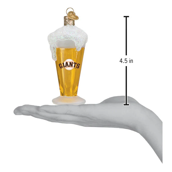 Giants Glass Of Beer Ornament - Image 4