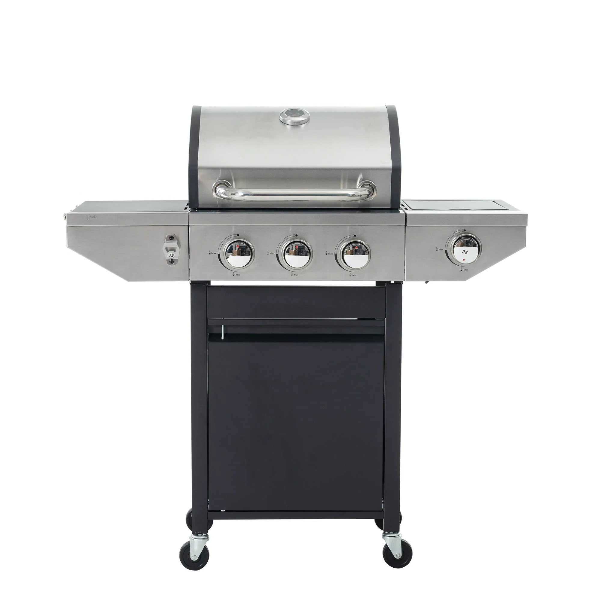GigaTech 3 Burner Stainless Steel Propane Grill with Side Burner - Image 10