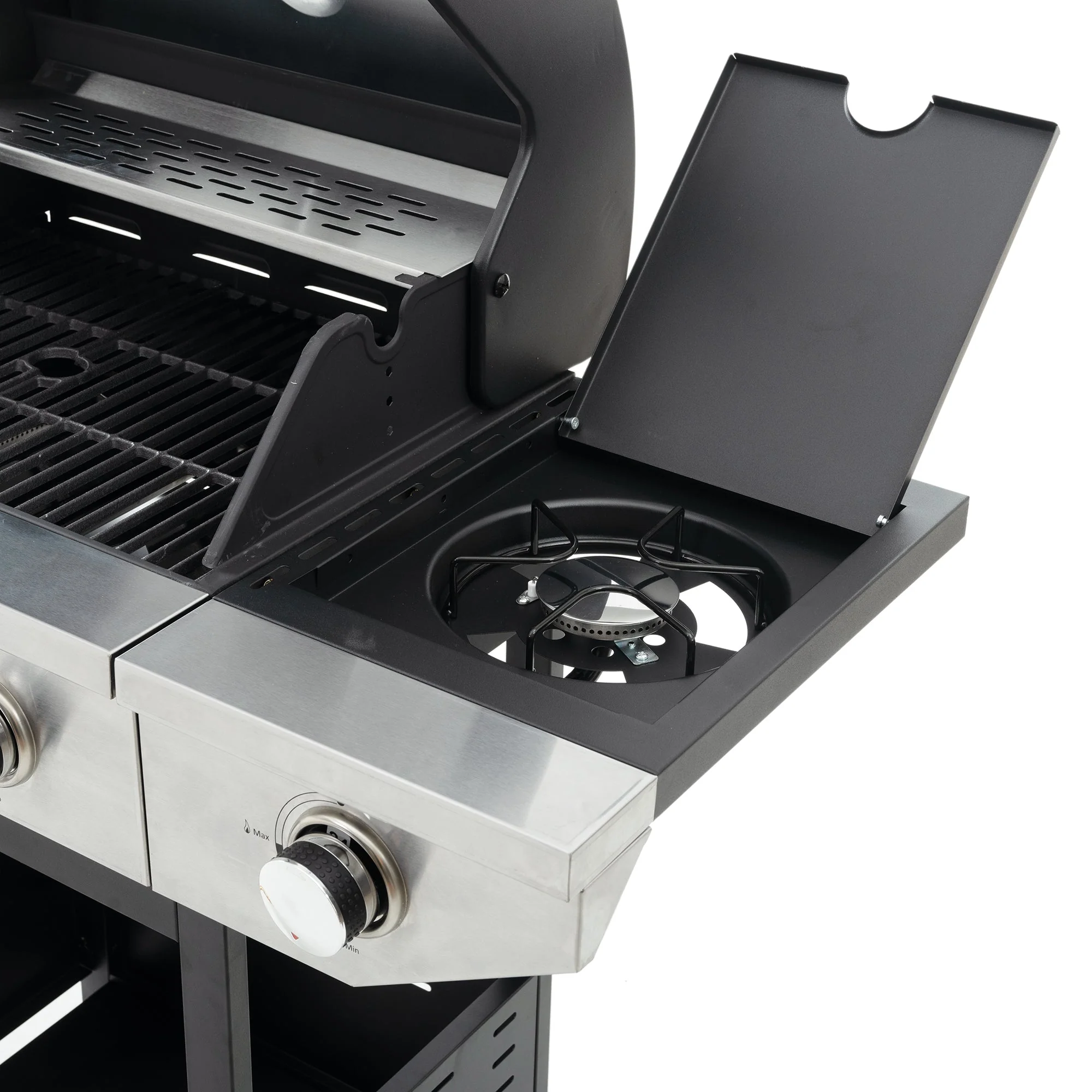 GigaTech 3 Burner Stainless Steel Propane Grill with Side Burner - Image 17