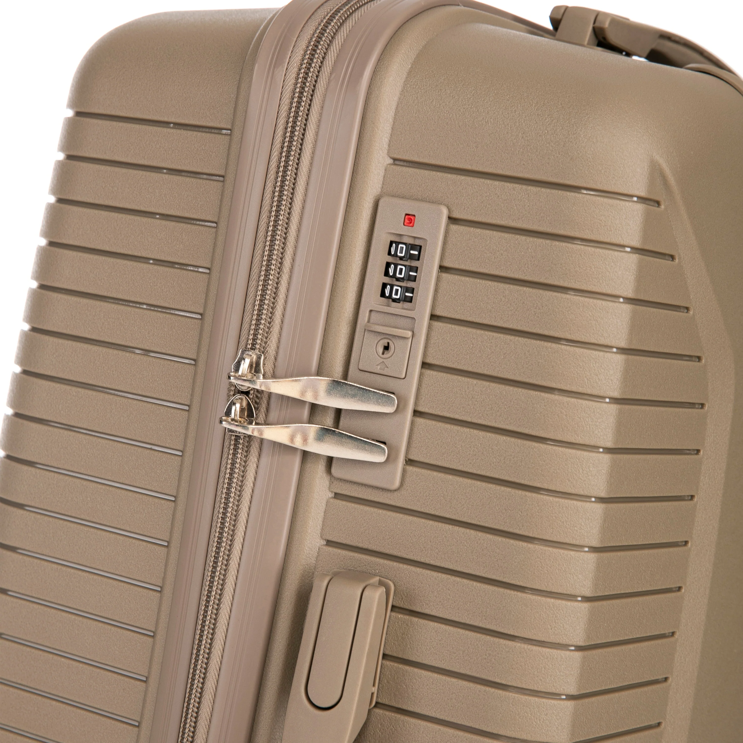 Gigatech 3-Piece PP Spinner Wheel Luggage Set (Champagne) - Image 14