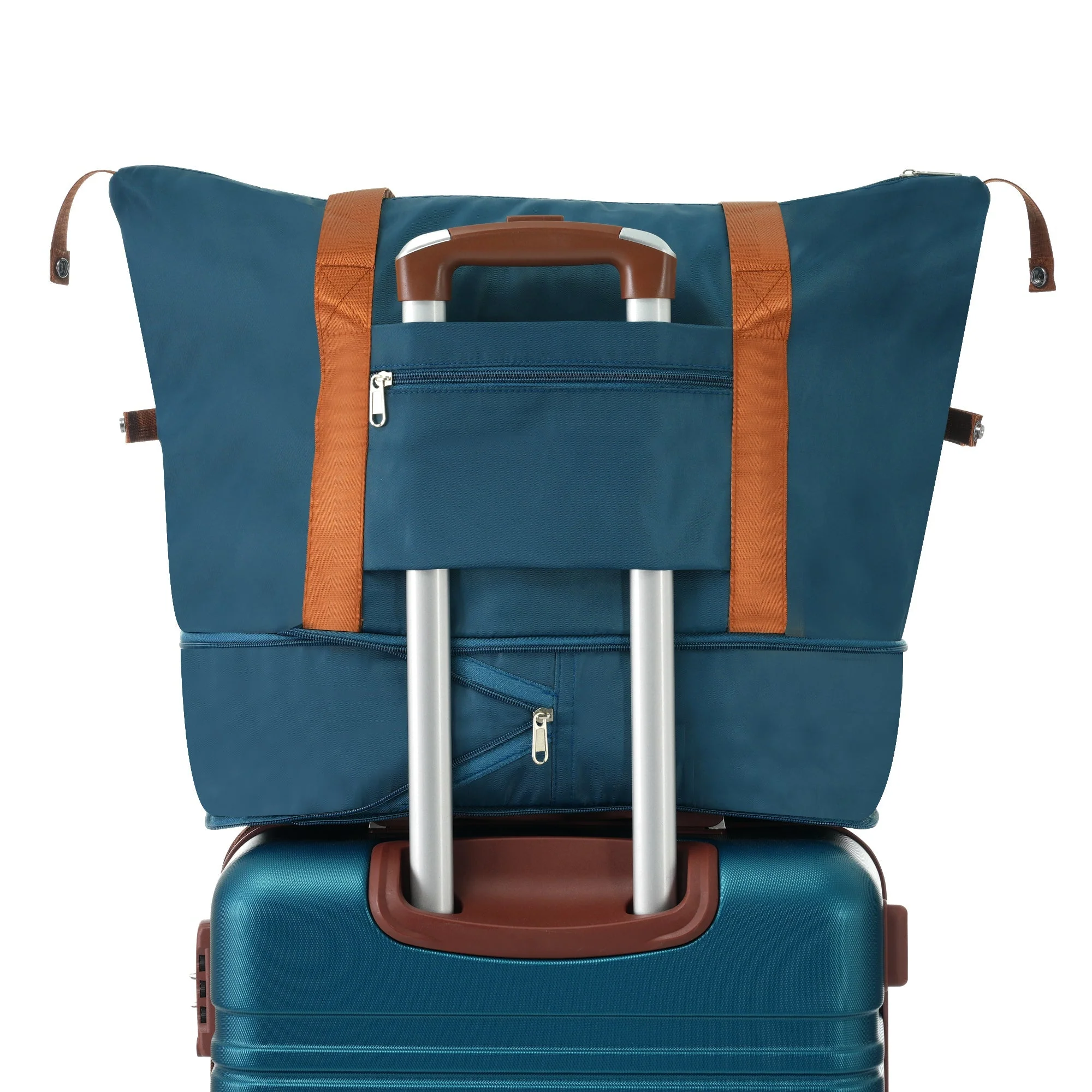 GigaTech Hardshell 3-Piece Lightweight Luggage Set - Blue 28 Inch - Image 9