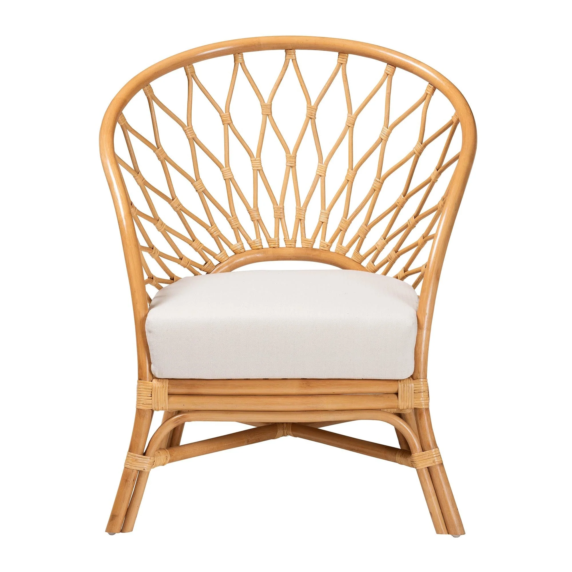 GigaTech Honey Rattan Accent Chair - Image 2