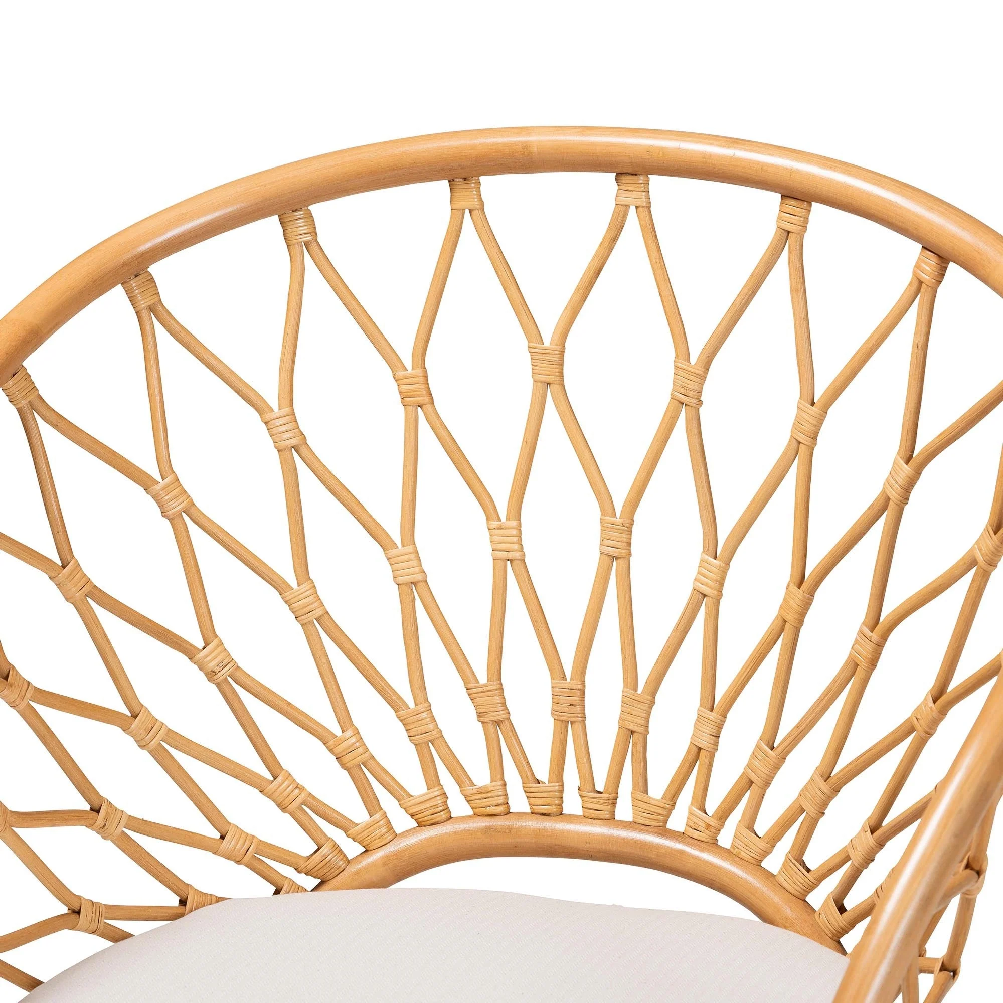 GigaTech Honey Rattan Accent Chair - Image 5