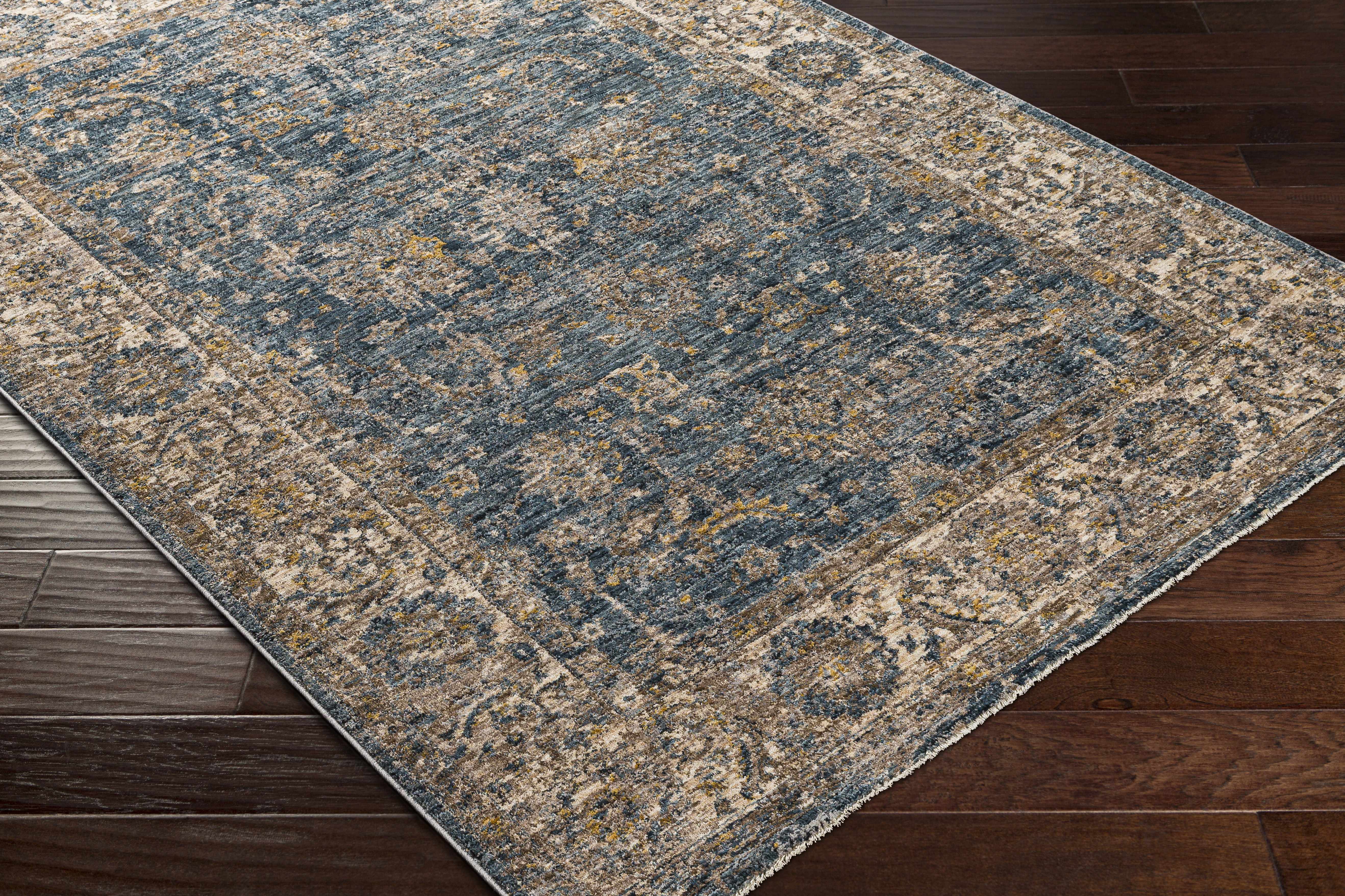 Gimli Oriental Blue Area Rug - Image 6