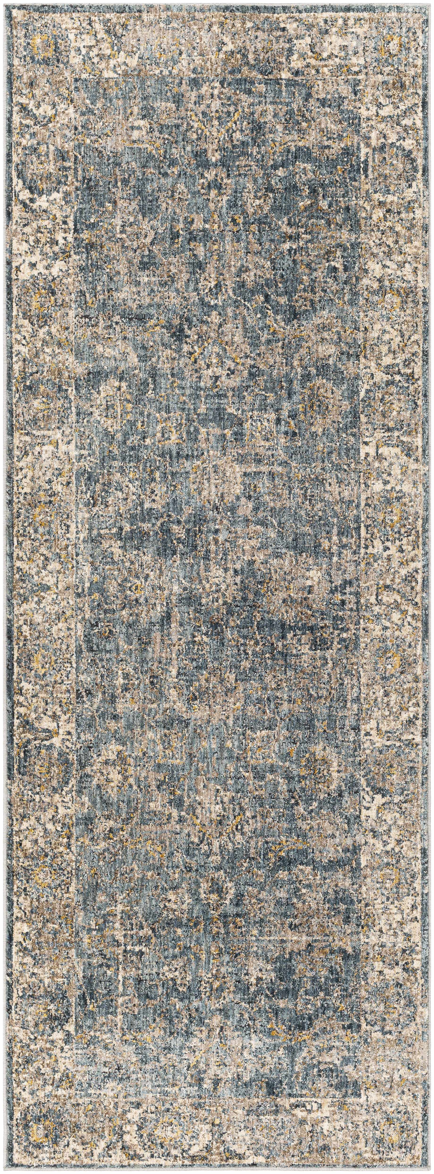 Gimli Oriental Blue Area Rug - Image 8