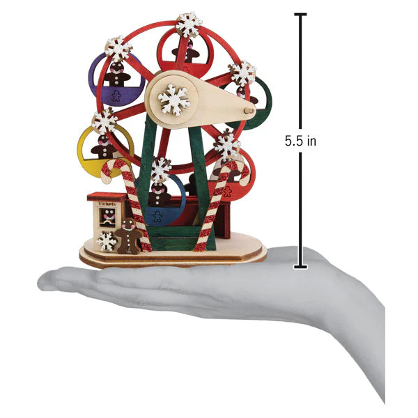 Ginger Man Ferris Wheel Ornament - Image 4