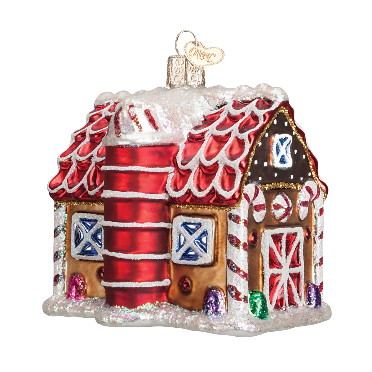 Gingerbread Barn Ornament - Image 3