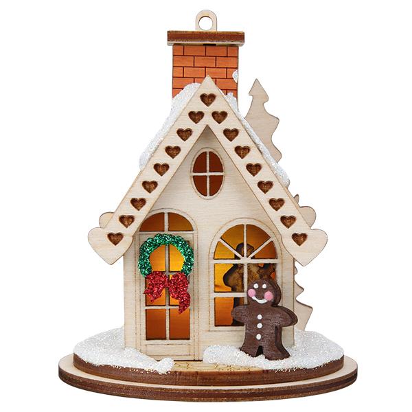 Gingerbread Cottage Ornament - Image 2