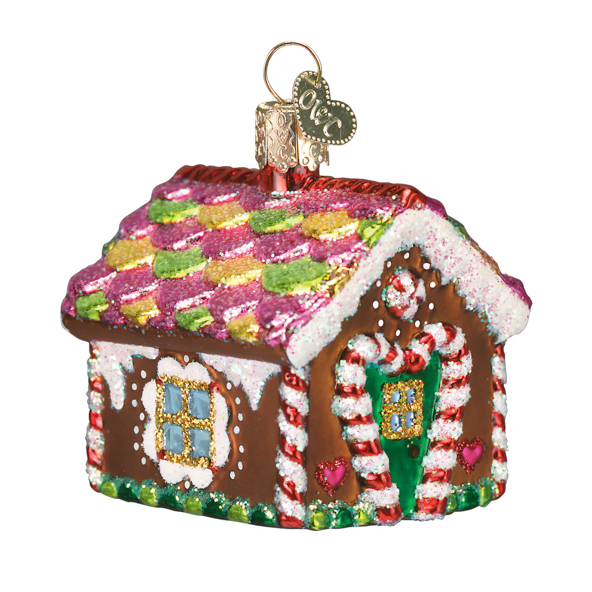 Gingerbread House Ornament 2.25-Inch by Old World Christmas - Image 3
