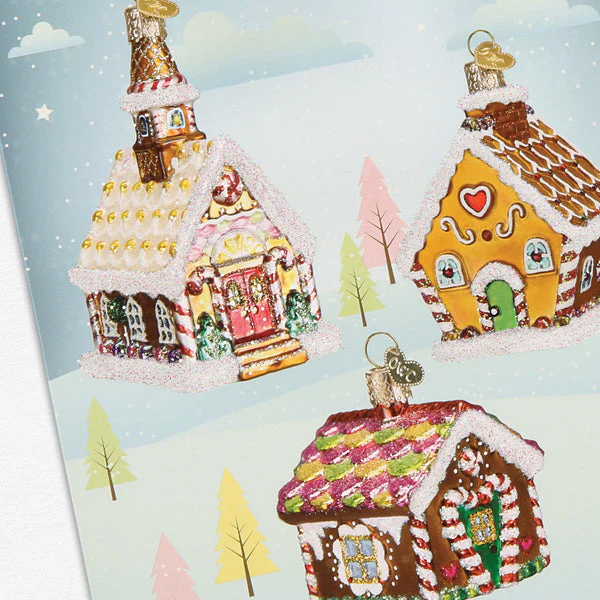 Gingerbread Houses Christmas Card - Image 4
