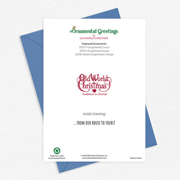 Gingerbread Houses Christmas Card - Image 5