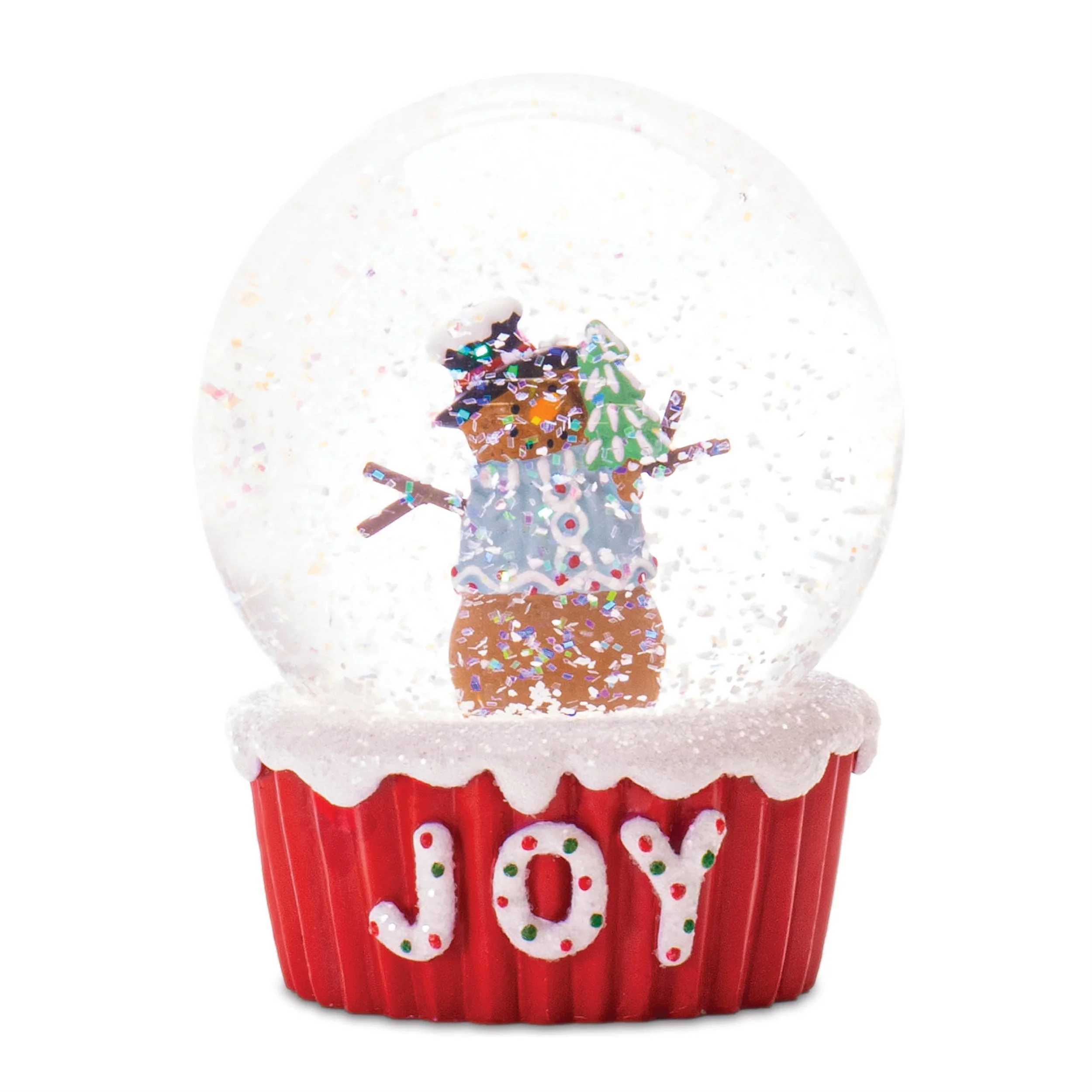 Gingerbread Snowman Snow Globe (Set of 2) - Image 2