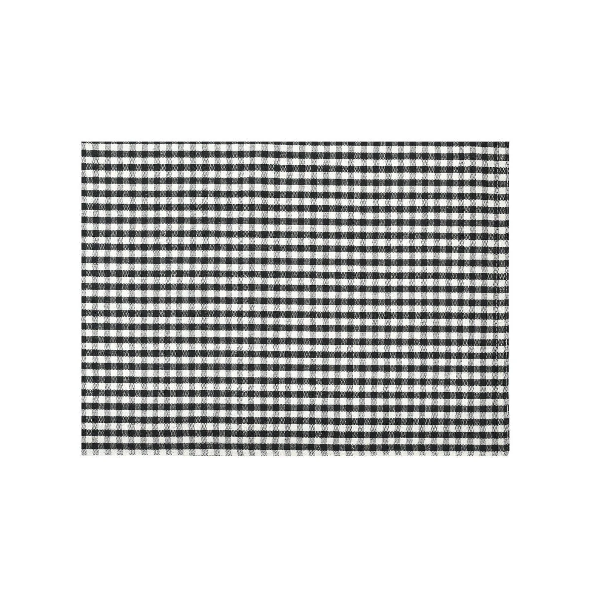 Gingham Check Yarn Dyed Placemat 4-Pack Set - Image 4