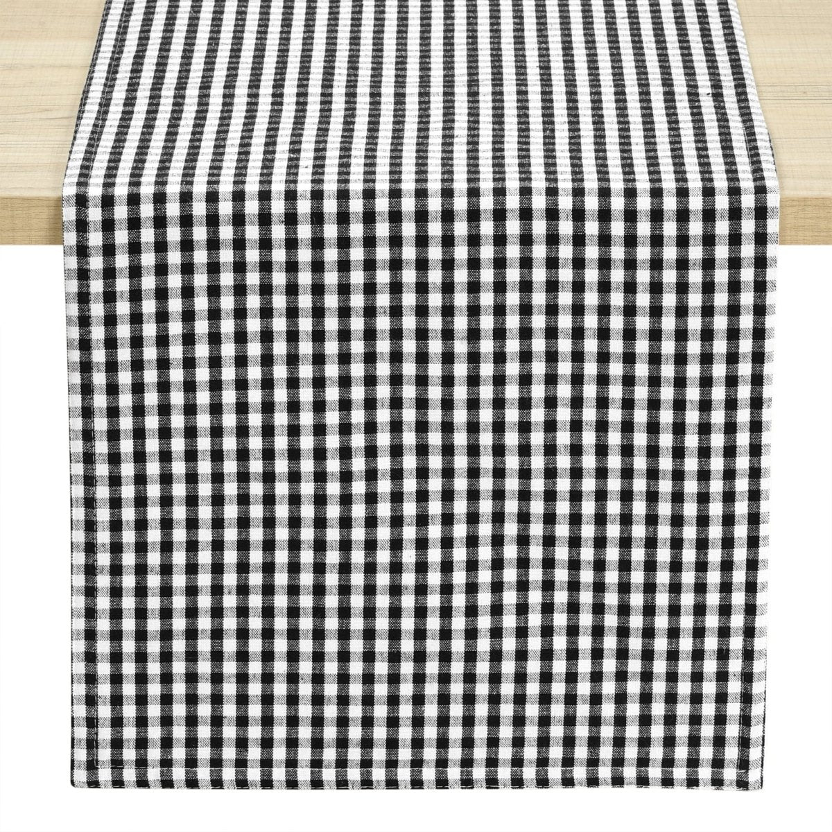 Gingham Check Yarn Dyed Table Runner - Image 2