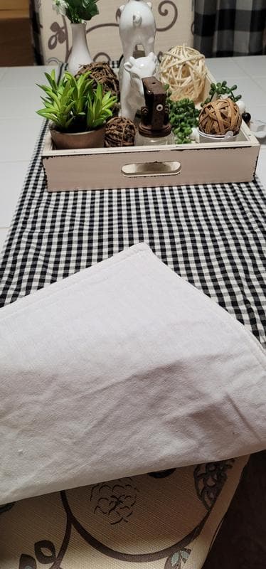 Gingham Check Yarn Dyed Table Runner - Image 7