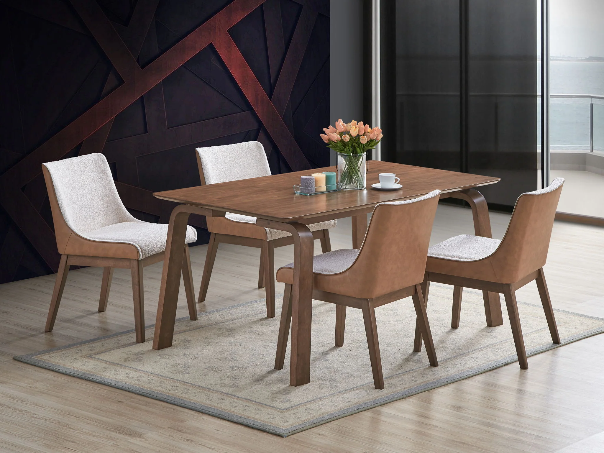 Ginny - Dining Table - Walnut - Image 3