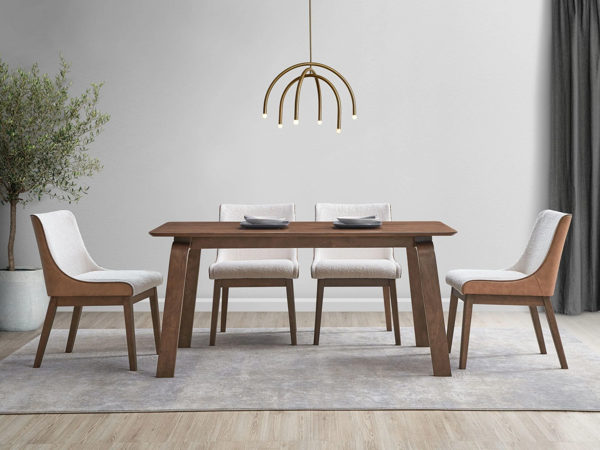 Ginny - Dining Table - Walnut - Image 4