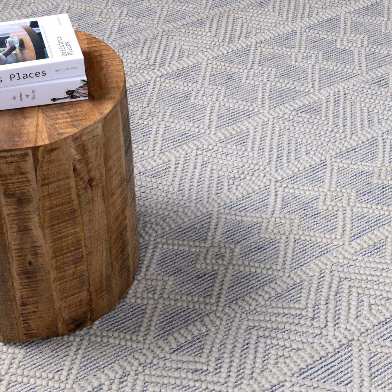 Ginter Handmade Beige Wool Rug - Clearance - Image 10
