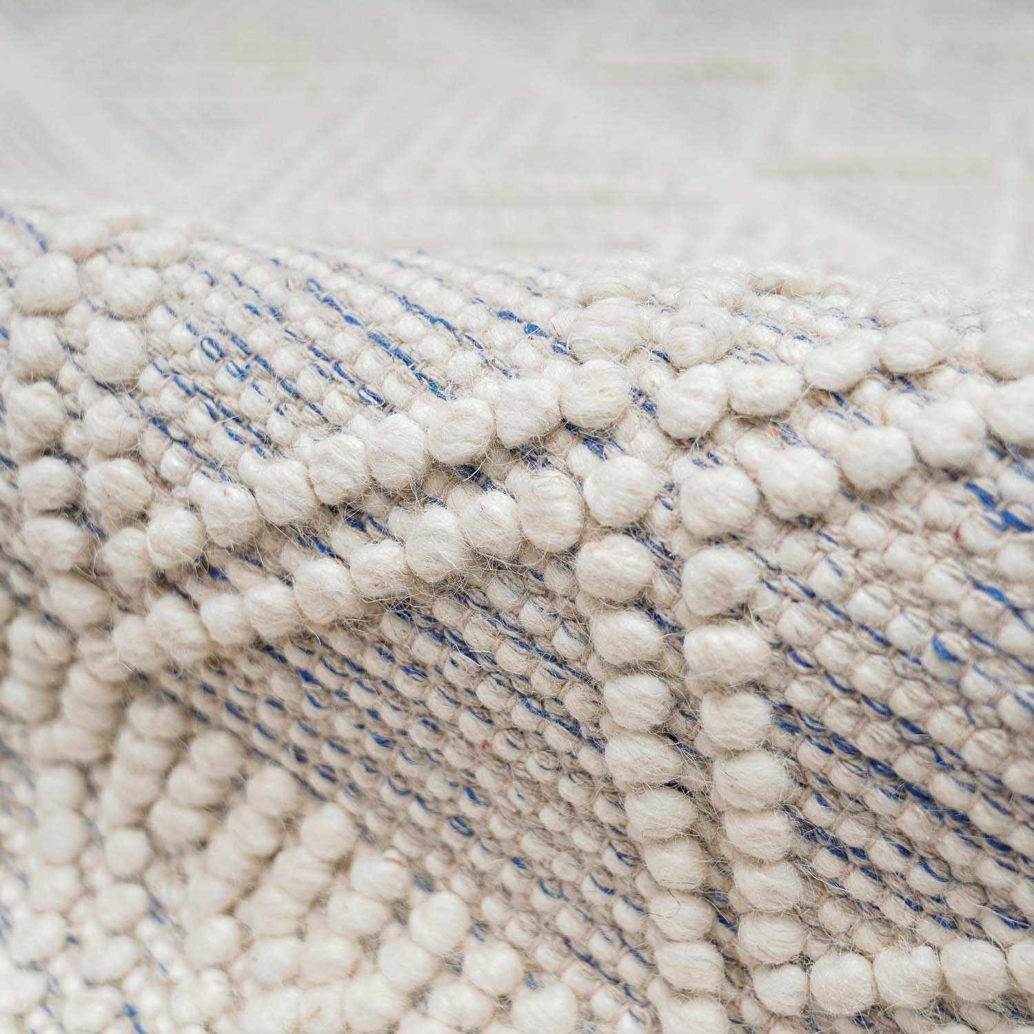 Ginter Handmade Beige Wool Rug - Clearance - Image 6