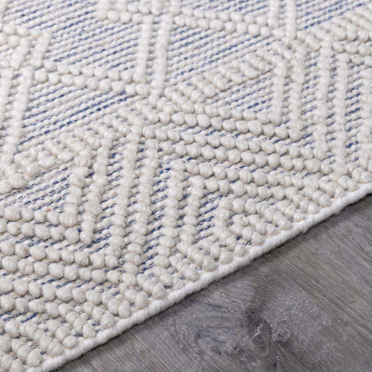 Ginter Handmade Beige Wool Rug - Clearance - Image 8