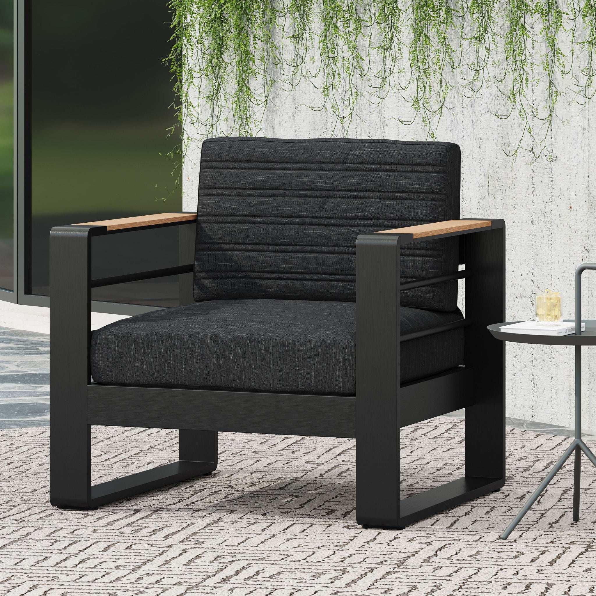 Giovanna - Club Chair Set With Aluminum Frame - Image 10