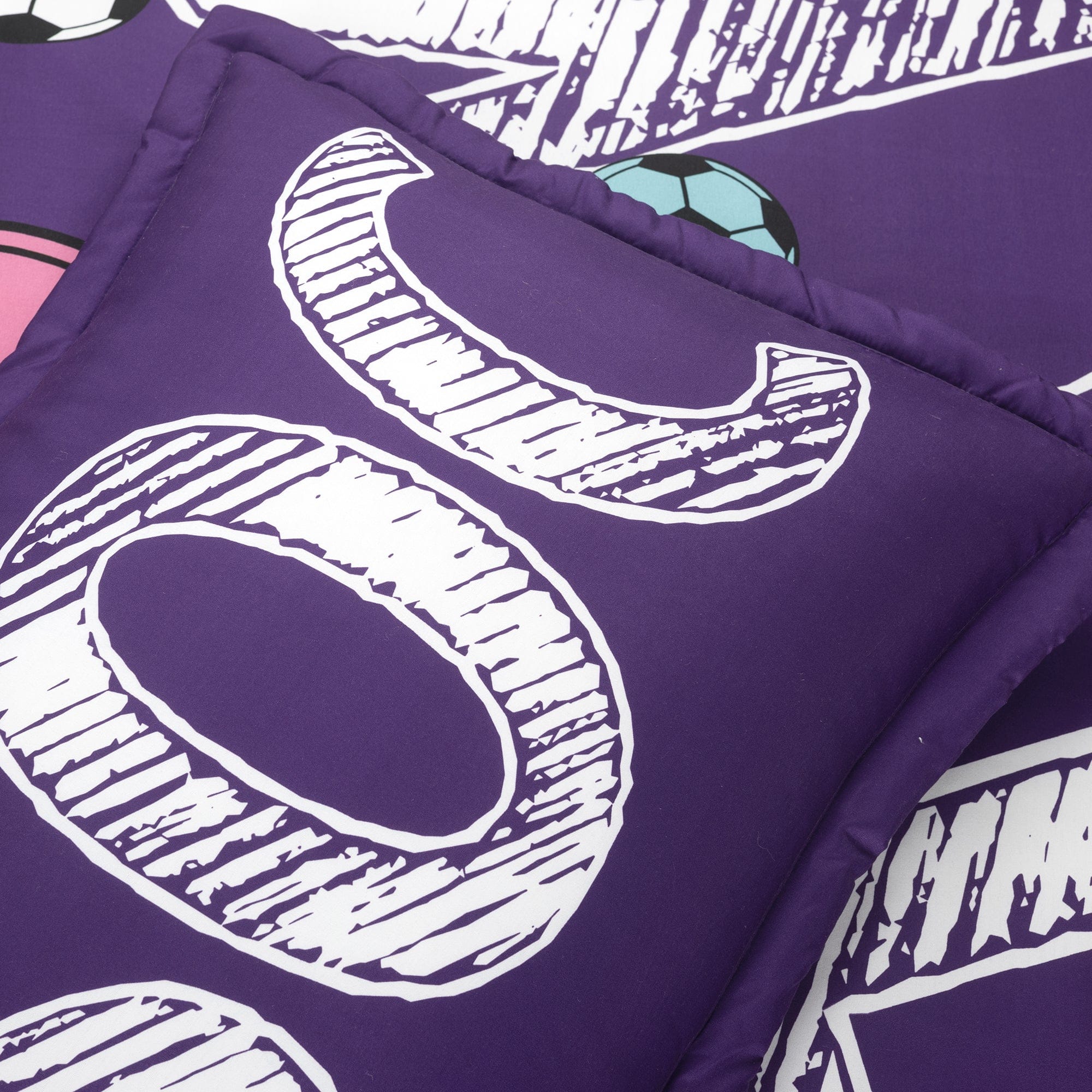 Girls Soccer Kick Comforter Set - Image 4