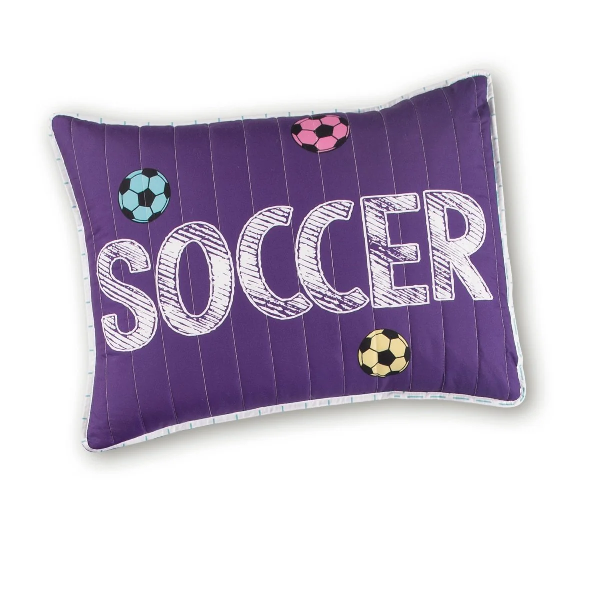 Girls Soccer Kick Quilt Set - Image 11
