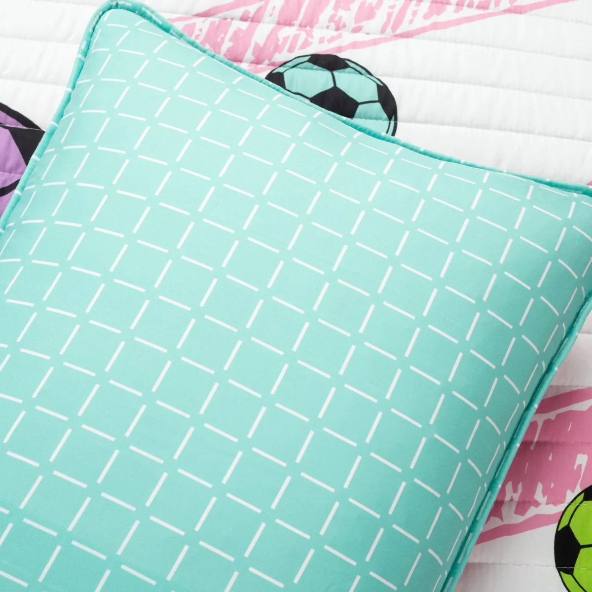 Girls Soccer Kick Quilt Set - Image 24