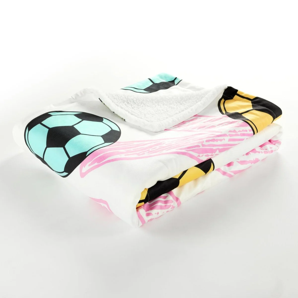 Girls Soccer Kick Sherpa Throw - Image 10