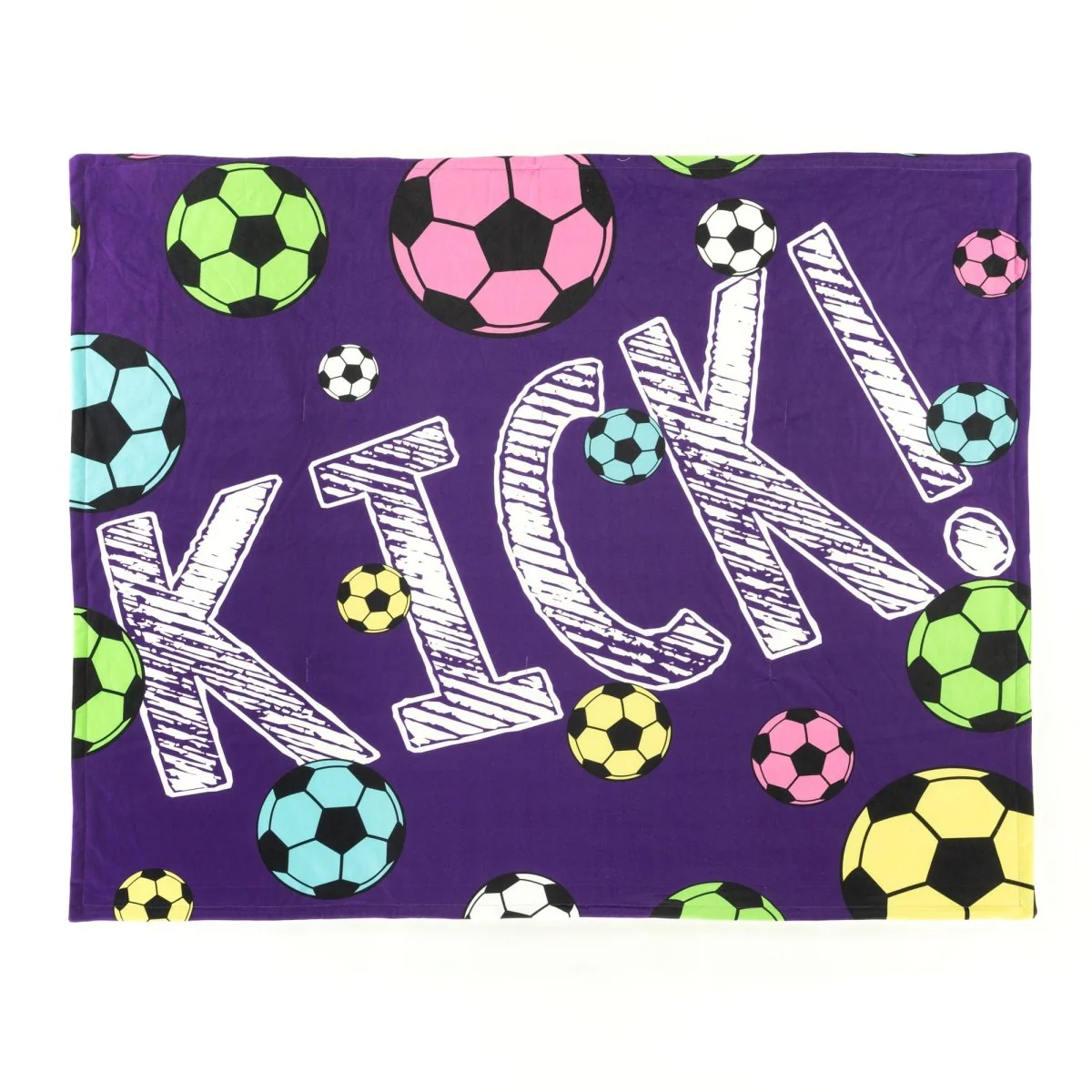 Girls Soccer Kick Sherpa Throw - Image 4