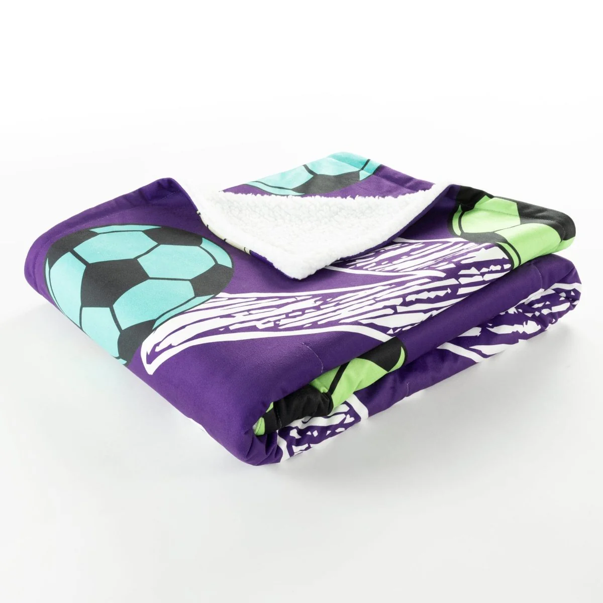 Girls Soccer Kick Sherpa Throw - Image 5