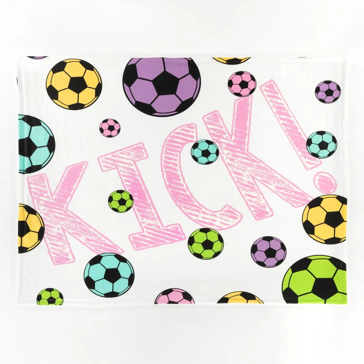 Girls Soccer Kick Sherpa Throw - Image 9