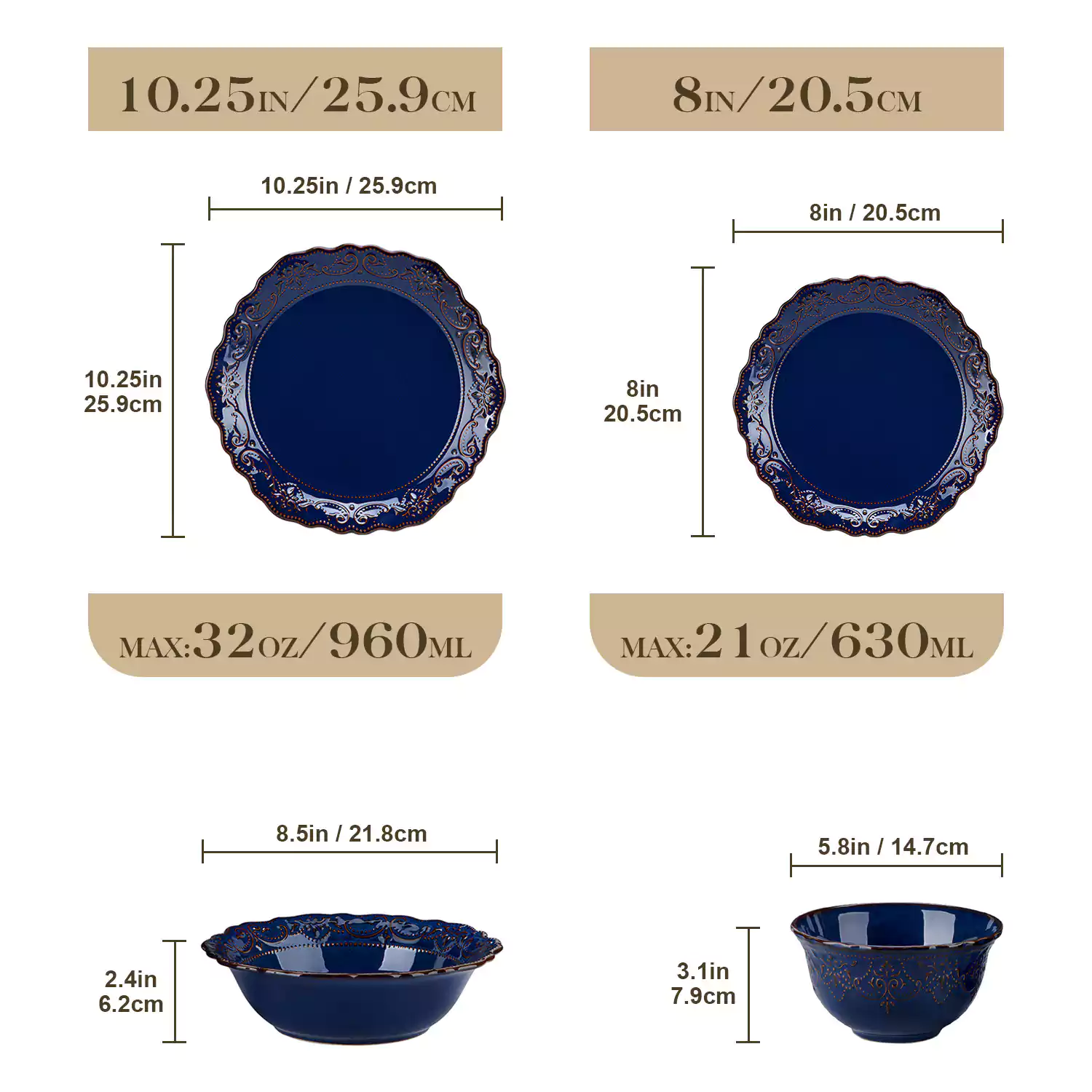 Giselle 16 Piece Dinnerware Set - Image 26