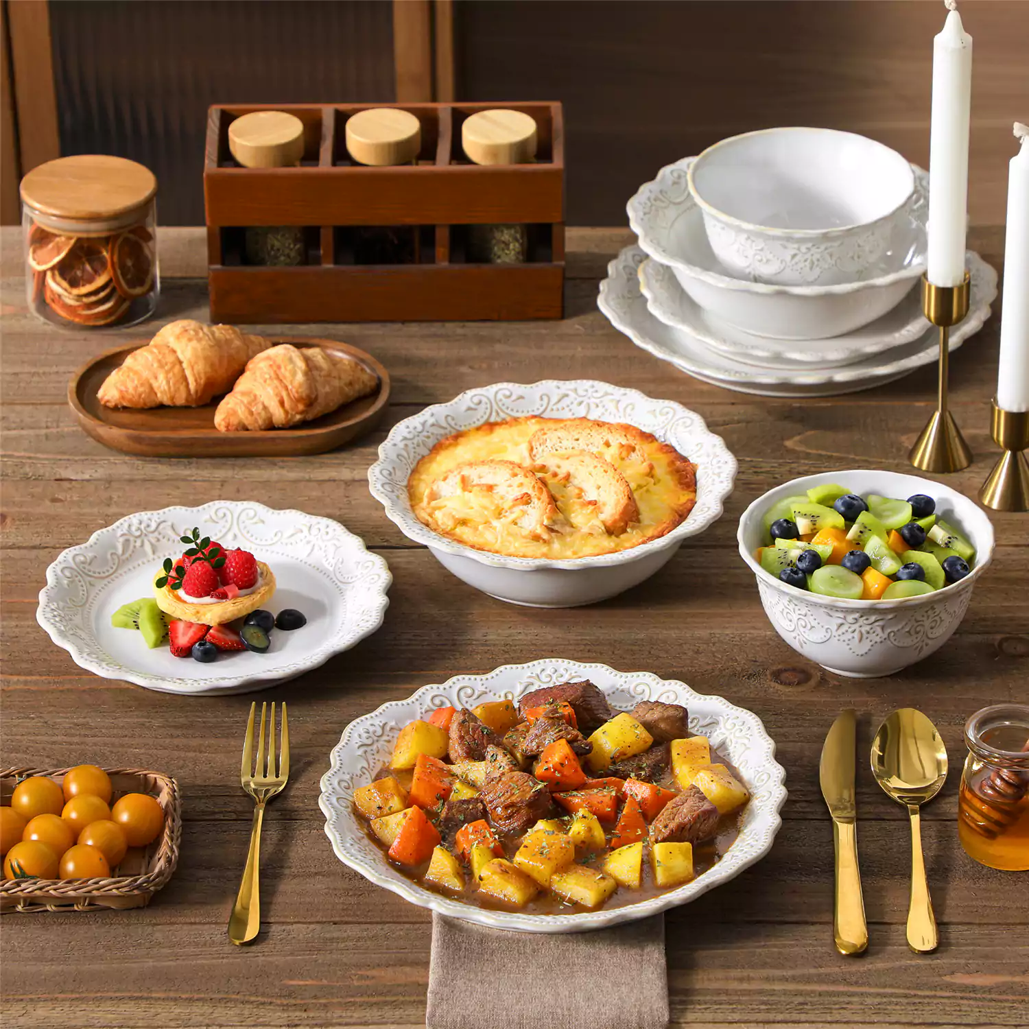 Giselle 16 Piece Dinnerware Set - Image 3