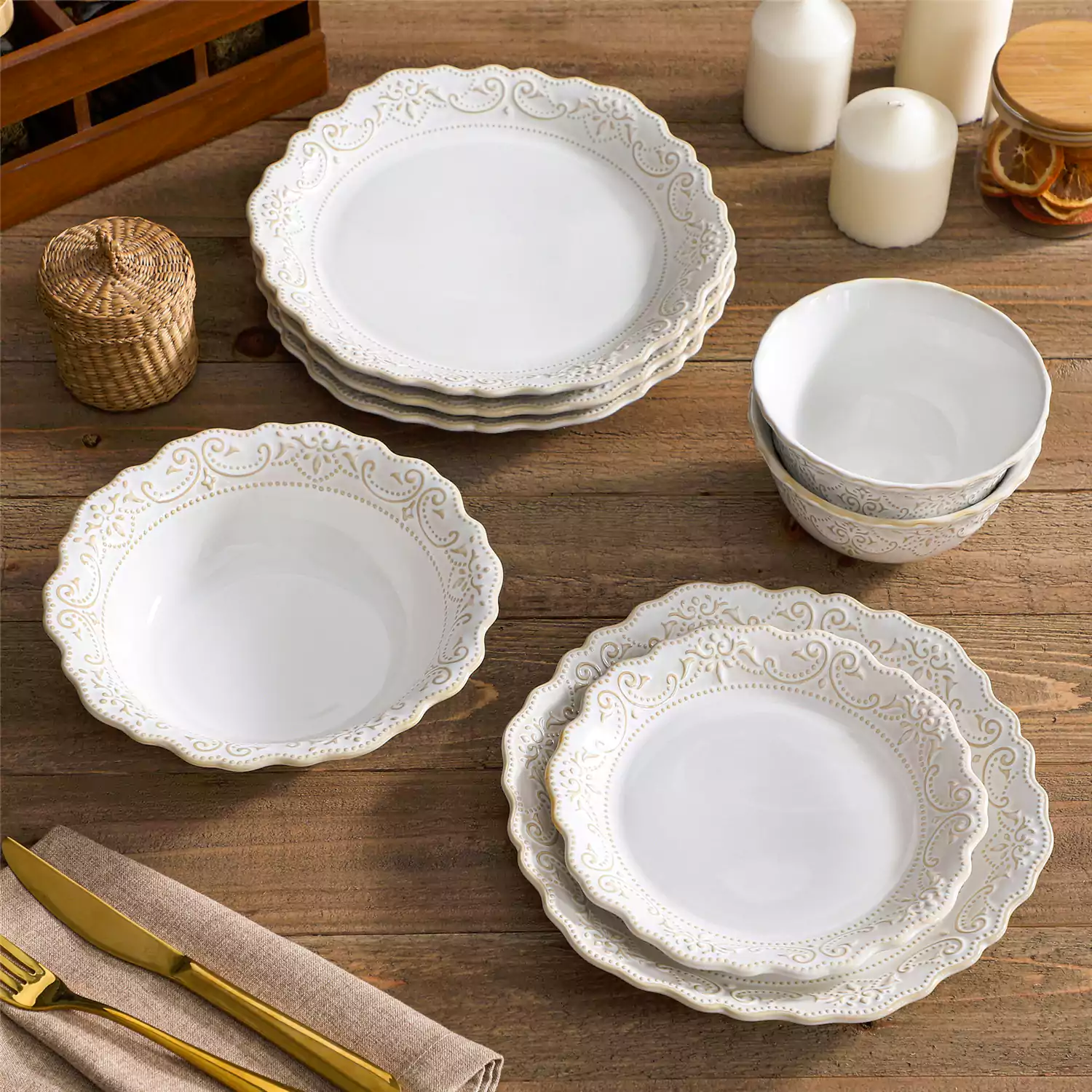 Giselle 16 Piece Dinnerware Set - Image 9