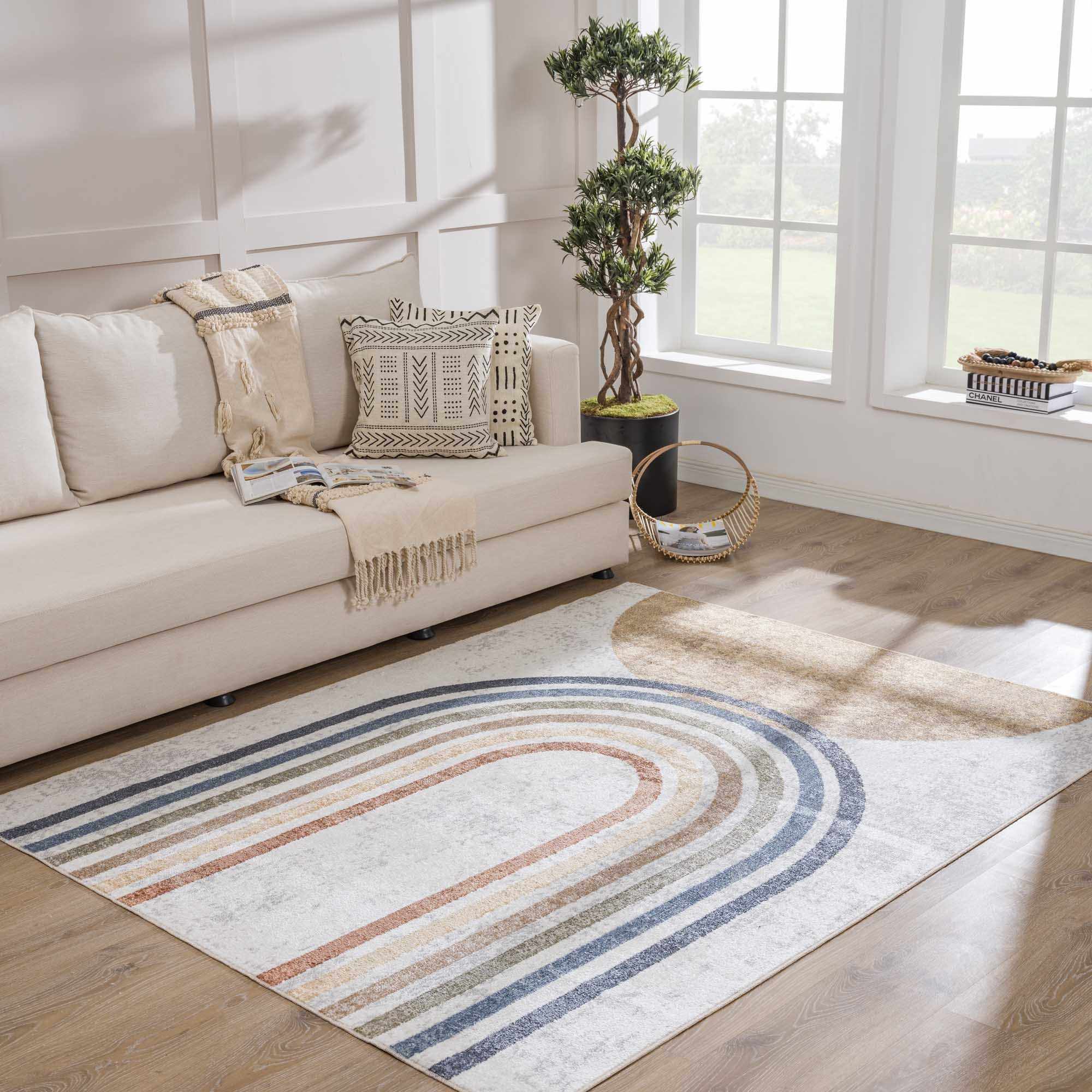 Giza Washable Area Rug - Image 2