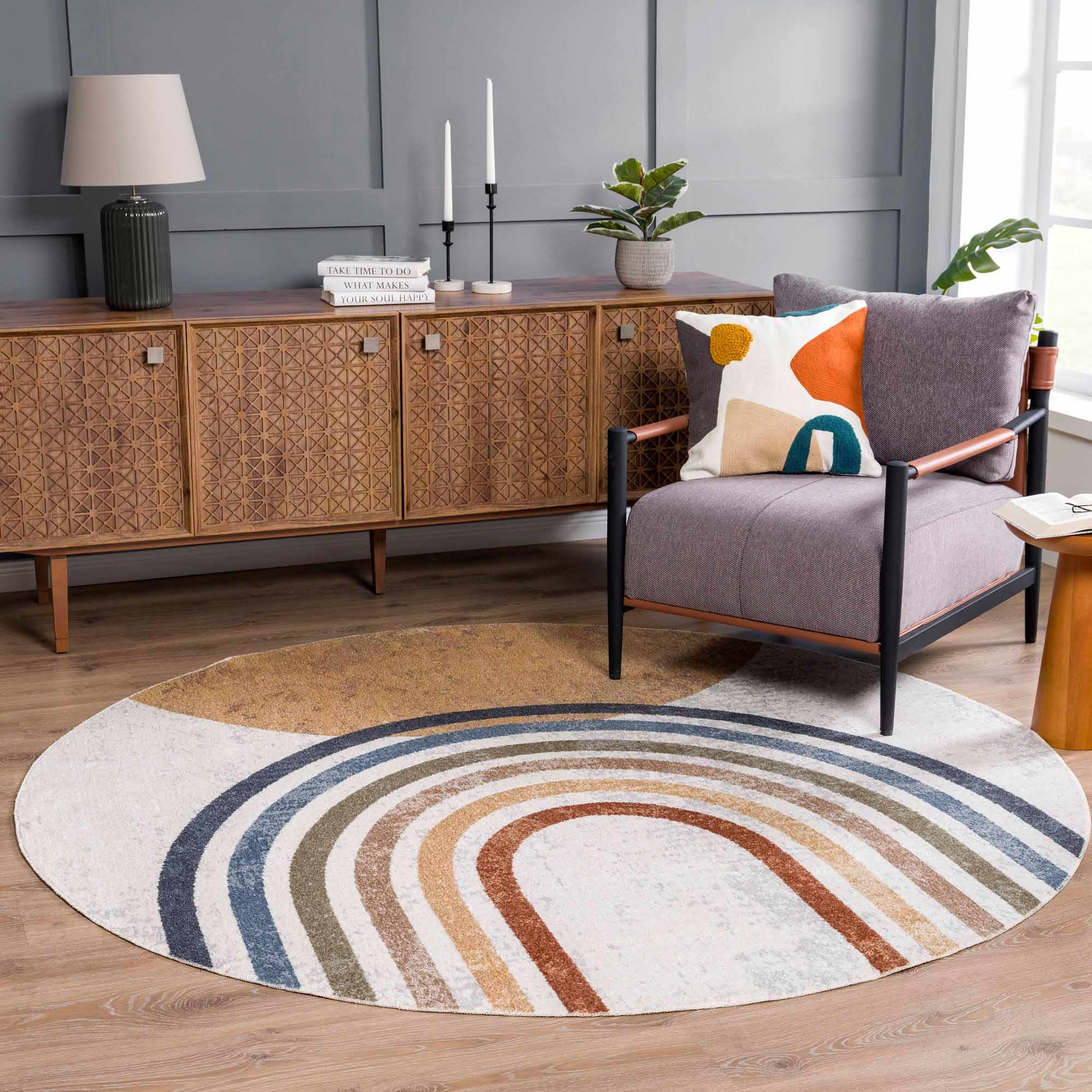 Giza Washable Area Rug - Image 5