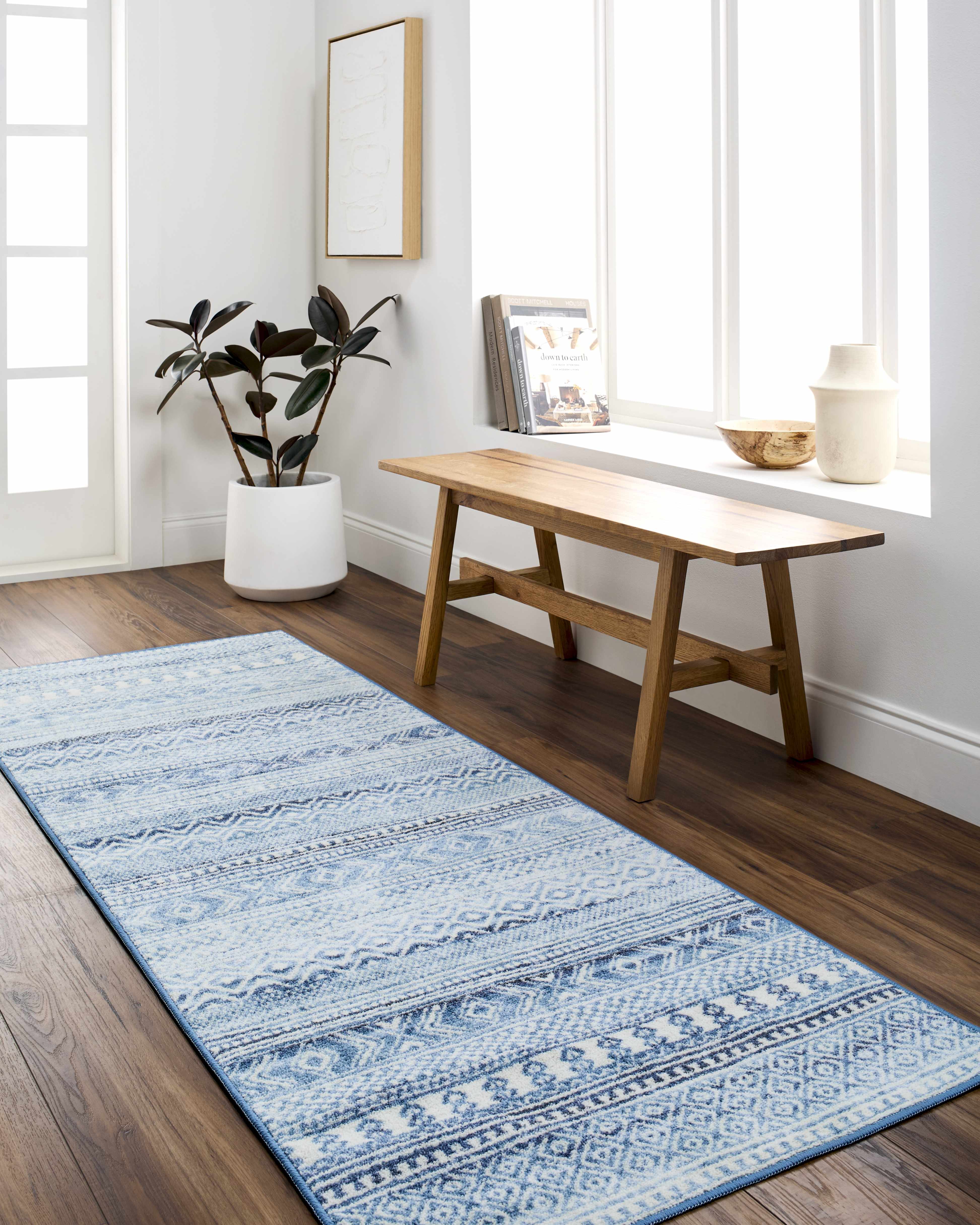 Gizeh Arctic Stone Washable Area Rug - Clearance - Image 10