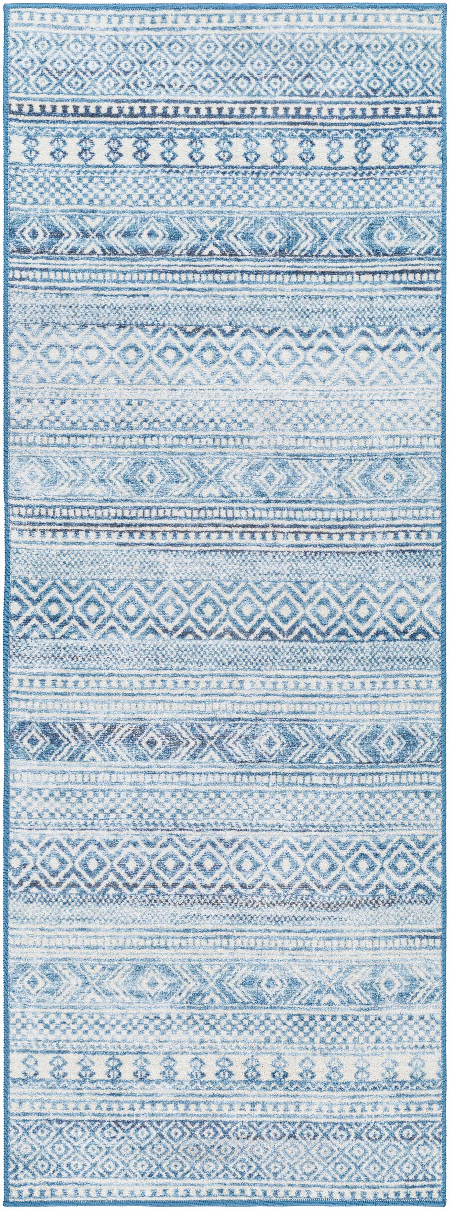 Gizeh Arctic Stone Washable Area Rug - Clearance - Image 3