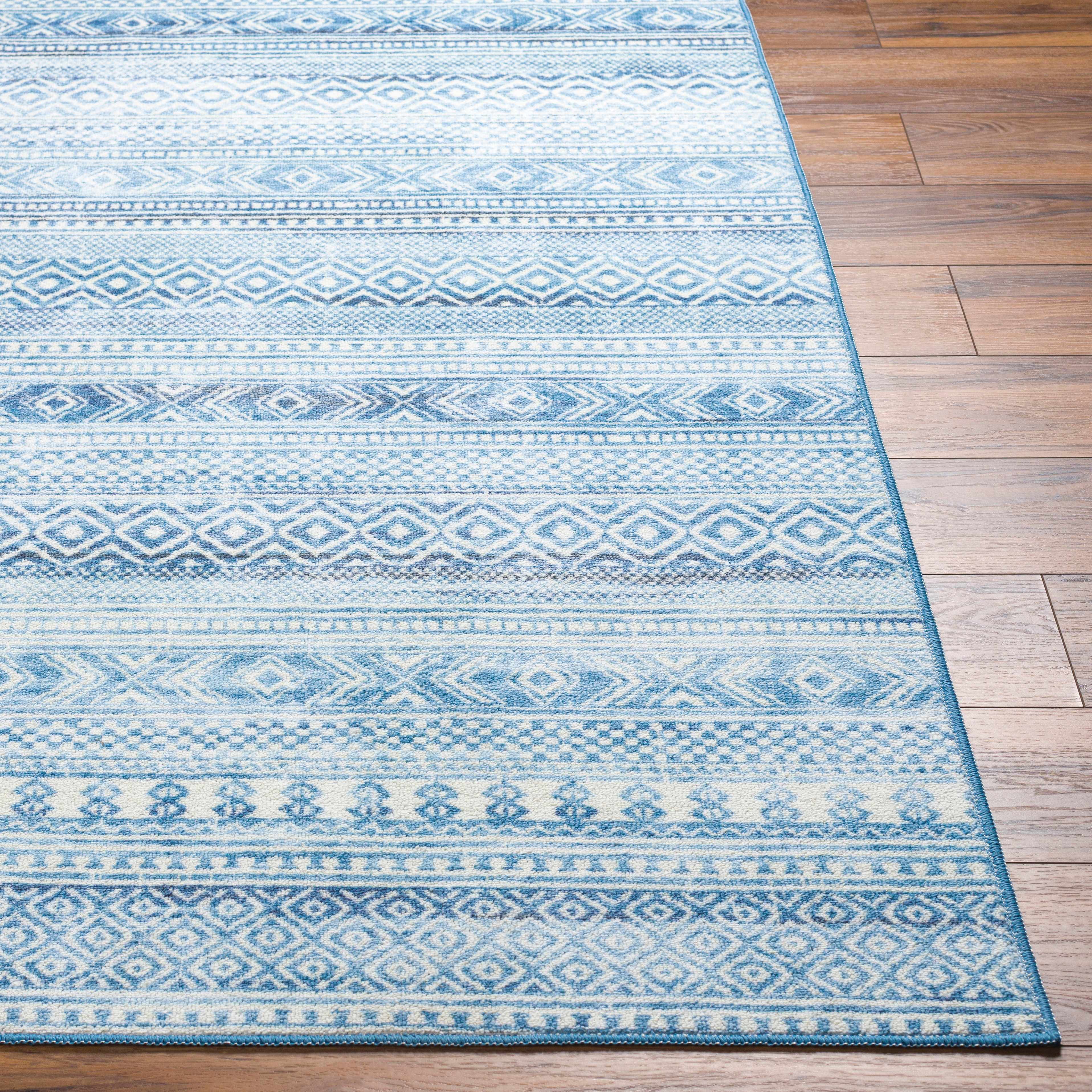 Gizeh Arctic Stone Washable Area Rug - Clearance - Image 4